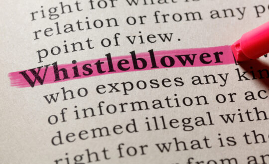 definition of whistleblower